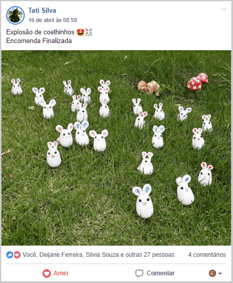 amigurumi de coelhinhos